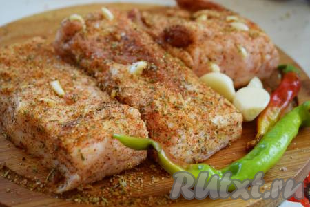 Рецепт сала, соленого сухим способом с чесноком