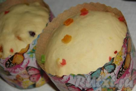 Тесто увеличится в два раза.