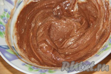 Тщательно перемешать массу.