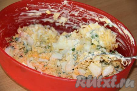 Начинка получится в меру густой.