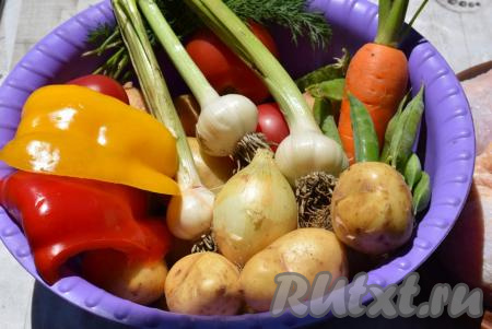 В это время займемся овощами.