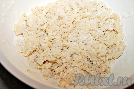 Перетереть руками.

