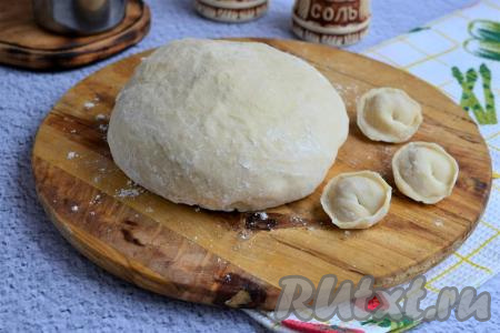 Рецепт заварного теста с яйцом для пельменей