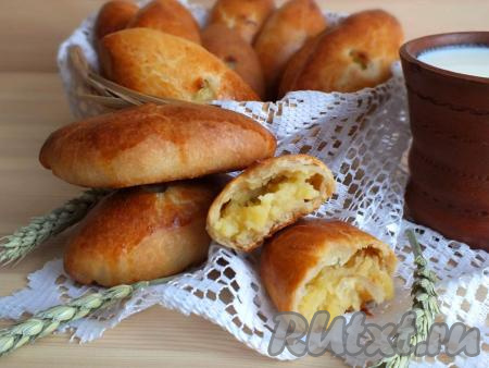 Рецепт пирожков "Как пух" на кефире без дрожжей