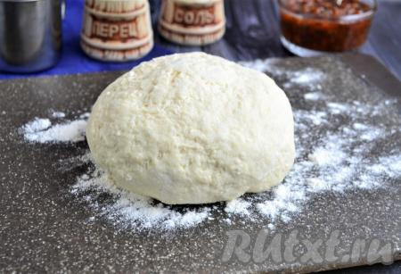 Творожное тесто без дрожжей для пиццы 