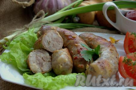 Домашняя рубленая колбаса