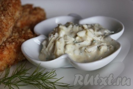 Соус из яиц и сметаны