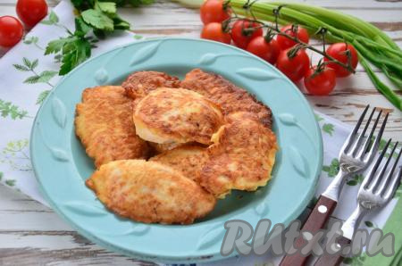 Куриное филе в сырном кляре