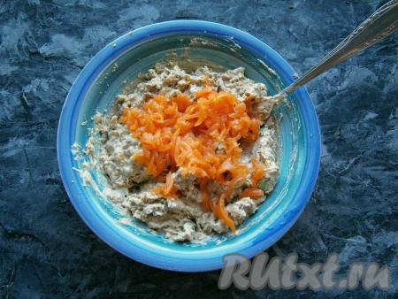 Для более интересного цвета в начинку добавить натёртую отварную морковь (можно и не добавлять).&nbsp;