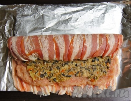 Свернуть рулет.