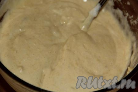 Тесто получится очень воздушным.