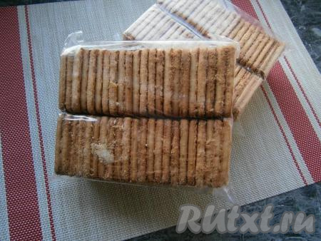 Печенье можете взять любое песочное, у меня - со вкусом топлёного молока.