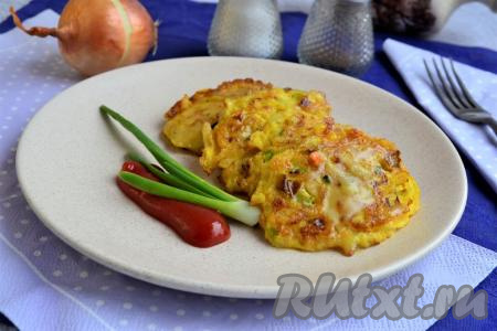 Оладьи из репчатого лука 