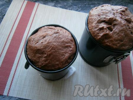 Оставить тесто ещё на 1 час в тепле для подъёма.