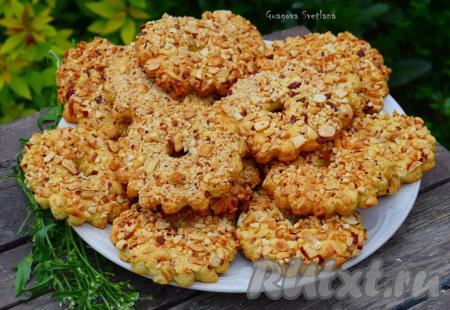 Песочные кольца с арахисом