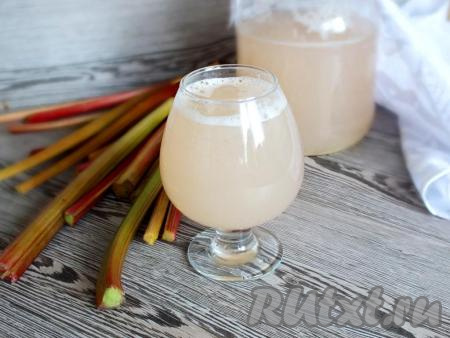 Квас из ревеня в домашних условиях