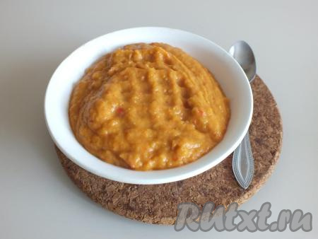 Икру переложите в подходящую посуду, затем остудите и подавайте к столу.