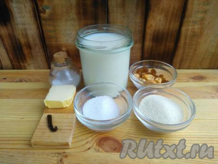 Подготовить продукты для приготовления манной каши на молоке без комочков.