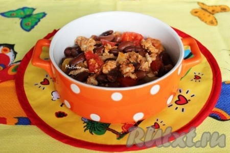 Красная фасоль с мясом