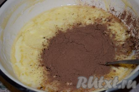 Добавим к тесту какао.