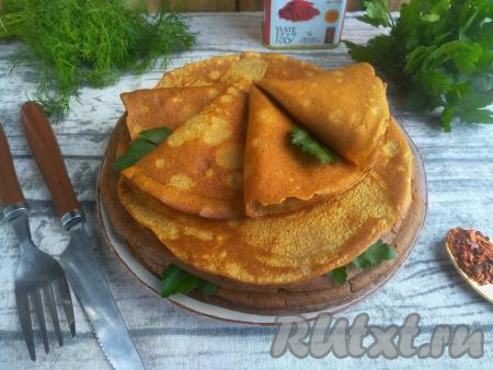 Блинчики из куриной печени