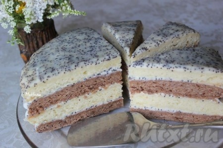 Сметанный торт со сметанным кремом