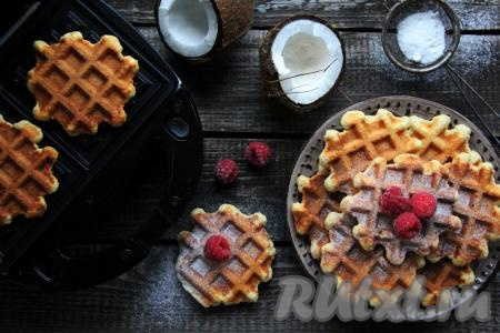 Кокосовые вафли