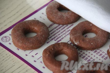 Пончики округлятся.