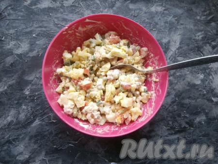 Хорошо перемешать все ингредиенты.