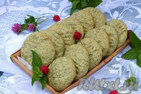 Мятное печенье из свежей мяты