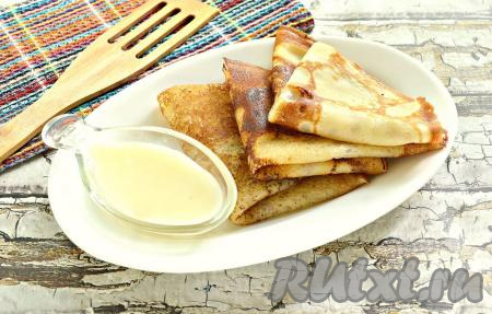 Если у вас дома есть баночка сгущённого&nbsp;молока, испеките такие блины, не пожалеете!