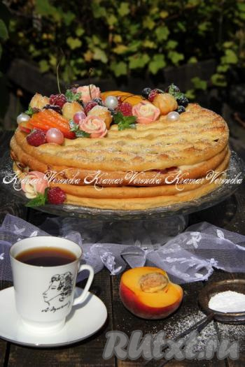 Яркий, сочный торт "Тропиканка" украсит любой праздничный стол или домашнее чаепитие!