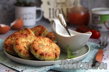 Сырники с творогом и кабачком