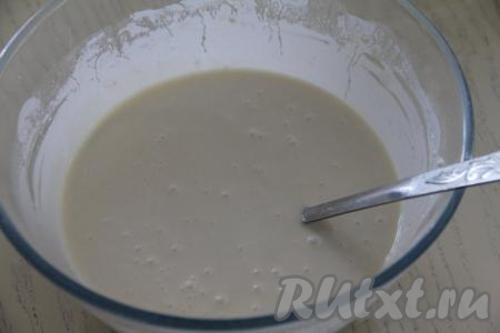 Очень нежное, в меру густое тесто для блинов, замешанное на "Снежке", оставить постоять на 10 минут.