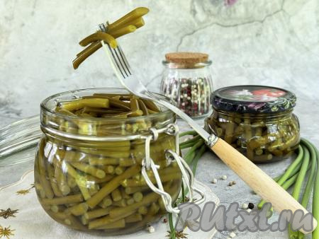 Маринованные стрелки чеснока быстрого приготовления