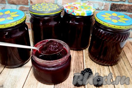 Варенье из ежевики без косточек на зиму