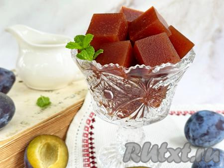 Мармелад из слив с желатином