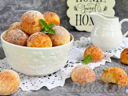 Творожные шарики в аэрогриле