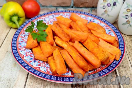 Батат фри на сковороде