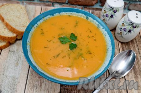 Cуп-пюре из батата и кабачка