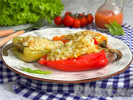 Фаршированный перец на пару в мультиварке