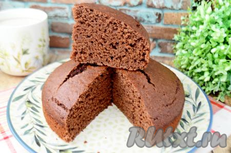 Шоколадный манник на кефире