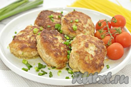 Котлеты из говяжьего и куриного фарша