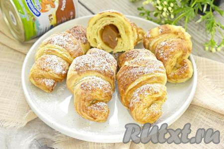 Круассаны со сгущёнкой в аэрогриле