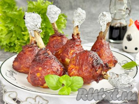 Чупа-чупсы из куриных ножек в аэрогриле