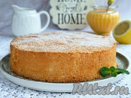 Бисквит на белках без желтков