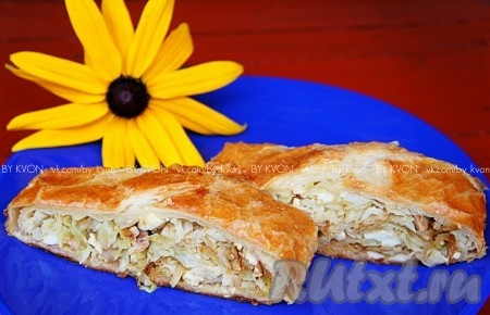 Как приготовить штрудель с капустой, беконом и яйцом