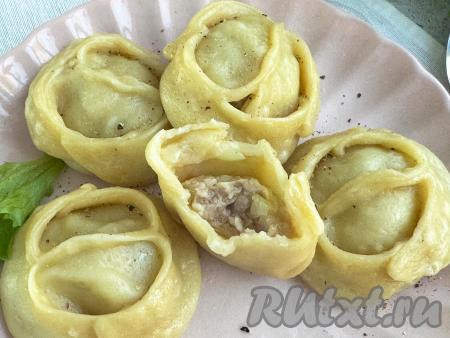 Сока в мантах достаточно! Угощайтесь!