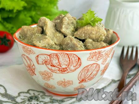 Свинина в сливках в мультиварке