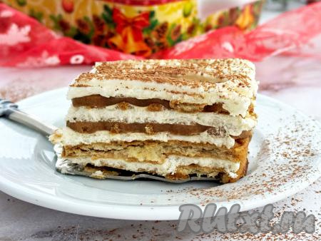 Тирамису из печенья "Юбилейное" и творожного сыра